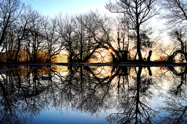 Photographie intitulée "paysage aquatique" par Aquartistiq, Œuvre d'art originale, Photographie numérique