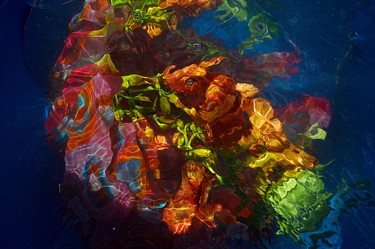 Fotografia intitulada "bignones et tissus 2" por Aquartistiq, Obras de arte originais, Fotografia digital