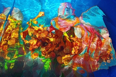 Photographie intitulée "fleurs et fool arts" par Aquartistiq, Œuvre d'art originale, Photographie numérique