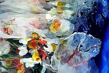 Photographie intitulée "fool arts et fleurs" par Aquartistiq, Œuvre d'art originale, Photographie numérique
