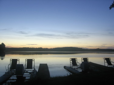 Fotografia intitolato "lac" da Aquartistiq, Opera d'arte originale