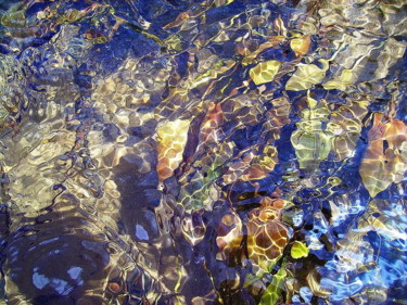 Photographie intitulée "feuilles en mouveme…" par Aquartistiq, Œuvre d'art originale, Photographie numérique