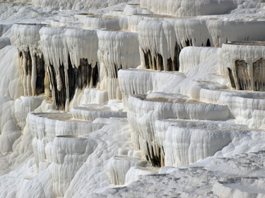 Photographie intitulée "cascades calcaires" par Aquartistiq, Œuvre d'art originale, Photographie numérique