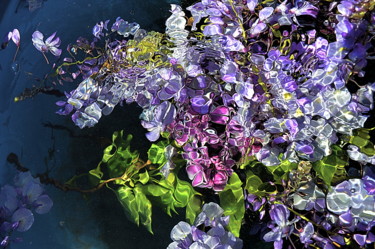 Photographie intitulée "rose violet" par Aquartistiq, Œuvre d'art originale, Photographie numérique