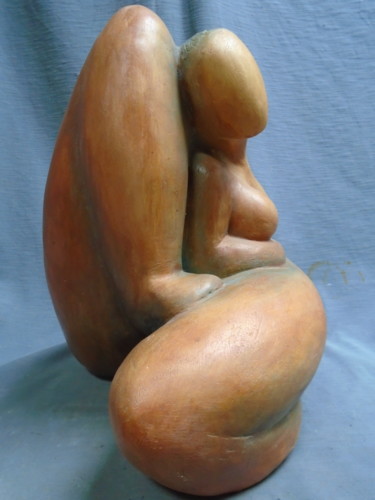 Sculpture intitulée "Grande contorsionni…" par Marie Ruiz, Œuvre d'art originale, Céramique