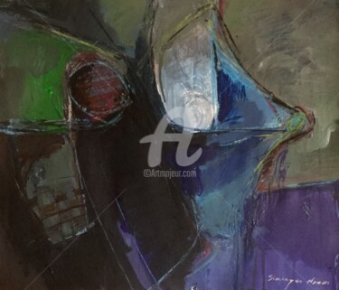 Painting titled "Midday 15" by Aram Simonyan, Original Artwork, Acrylic