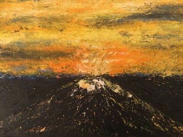 Malerei mit dem Titel "‘Torch’" von Kay Nicté, Original-Kunstwerk, Öl