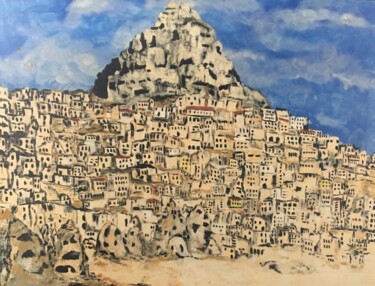 Malerei mit dem Titel "Kapadokya" von Ararat, Original-Kunstwerk, Öl