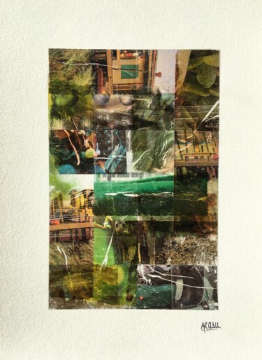 Collages titulada "Collage "Sans titre"" por Arasu, Obra de arte original, Collages