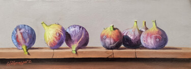 Painting titled "Figs" by Arayik Muradyan, Original Artwork, Oil