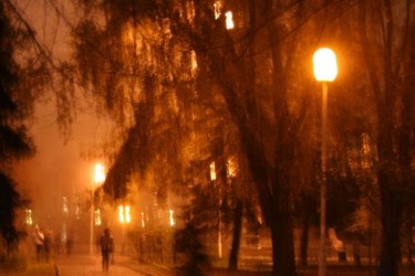 Фотография под названием "Дождливый вечер." - Табачковская, Подлинное произведение искусства
