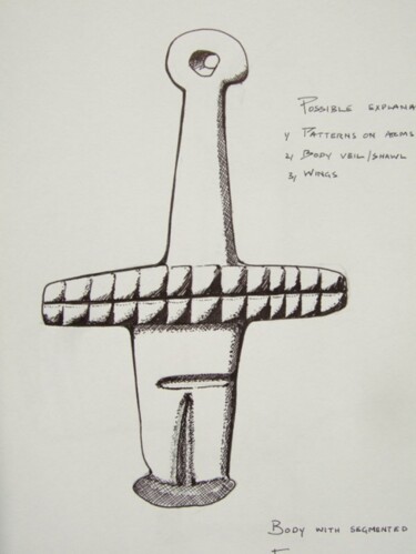Drawing titled "chalco9.jpg" by Archaeological Illustration, Original Artwork