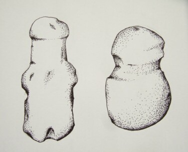 Drawing titled "chalco11.jpg" by Archaeological Illustration, Original Artwork