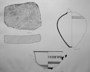 Drawing titled "DSCF8048.jpg" by Archaeological Illustration, Original Artwork