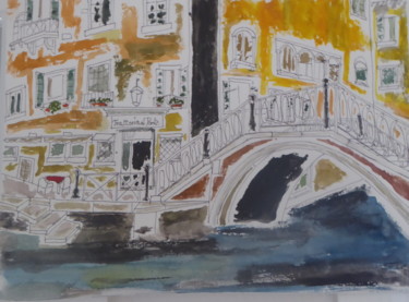 "souvenir de Venise" başlıklı Tablo Giulia Archer tarafından, Orijinal sanat, Suluboya