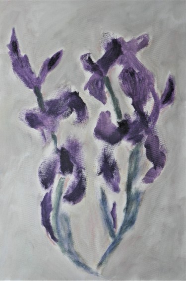 Peinture intitulée "Iris" par Giulia Archer, Œuvre d'art originale, Huile