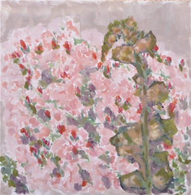 Peinture intitulée "rosier Cornelia et…" par Giulia Archer, Œuvre d'art originale, Huile