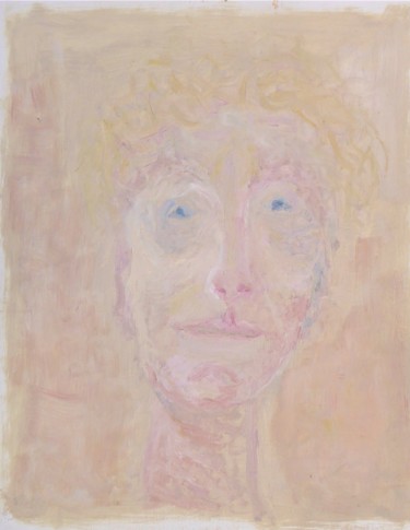 Painting titled "le blondinet" by Giulia Archer, Original Artwork, Oil Mounted on Other rigid panel