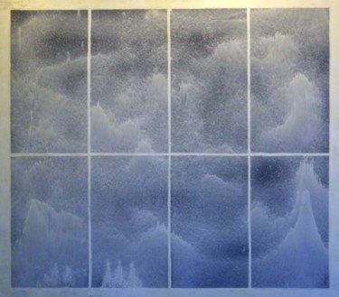 Pintura titulada ""Tempestad"" por José María Rubio Anaya, Obra de arte original