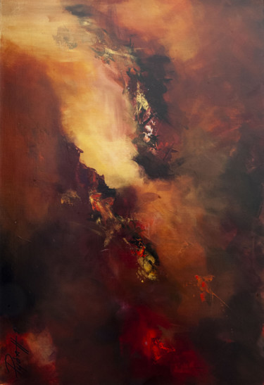 Картина под названием "Туман" - Stanislav Ruban, Подлинное произведение искусства, Акрил
