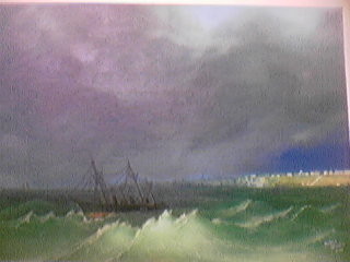 Peinture intitulée "les vagues" par Archiartiste, Œuvre d'art originale