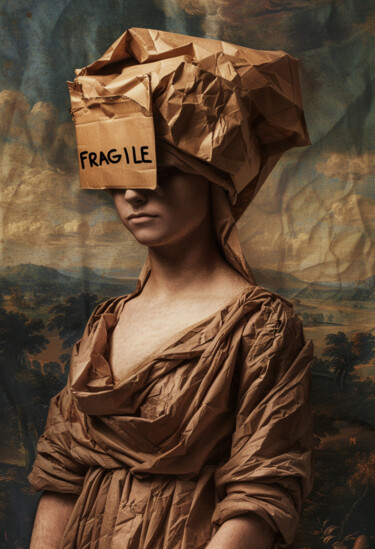 Digitale Kunst mit dem Titel "Fragile - Limited E…" von Archimede Art, Original-Kunstwerk, Digitaldruck