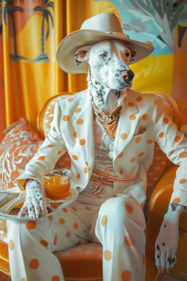 "Dalmatian" başlıklı Dijital Sanat Archimede Art tarafından, Orijinal sanat, Dijital baskı