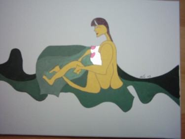 Painting titled "Françoise" by Felice Ardito, Original Artwork