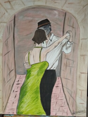 Painting titled "baile.jpg" by Domenech, Original Artwork, Acrylic