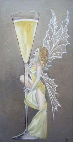 Painting titled "Féerie champenoise" by Alix, Original Artwork, Oil