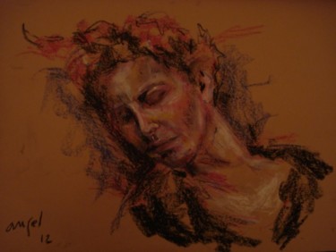 Painting titled "Retrato" by Areasvellas, Original Artwork