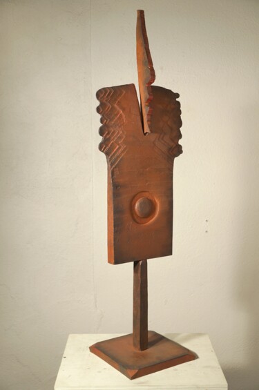 Sculpture titled "The sun" by Arek.G, Original Artwork, Metals