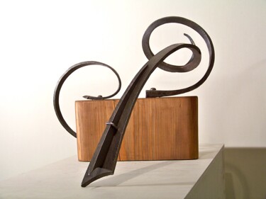 Skulptur mit dem Titel "Harmony play" von Arek.G, Original-Kunstwerk, Metalle