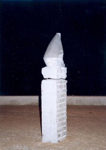 Escultura intitulada "esfinge" por Arlindo Arez, Obras de arte originais, Pedra