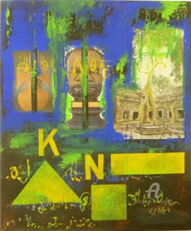 Painting titled "Kanak" by Marina Argentini, Original Artwork