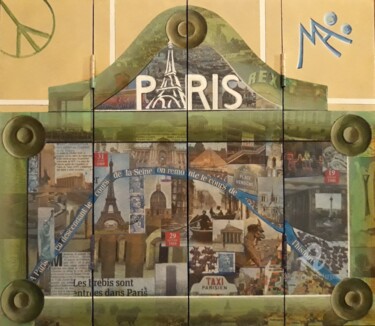 Peinture intitulée "Paris 2" par Marina Argentini, Œuvre d'art originale