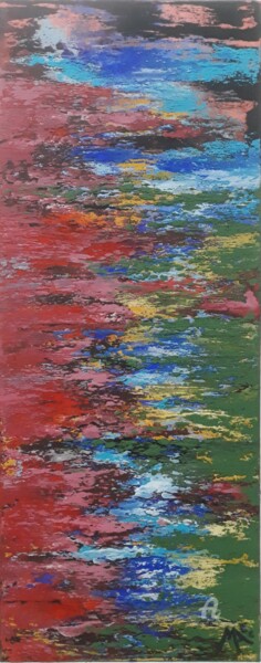 Peinture intitulée "Fusion 2" par Marina Argentini, Œuvre d'art originale, Pigments