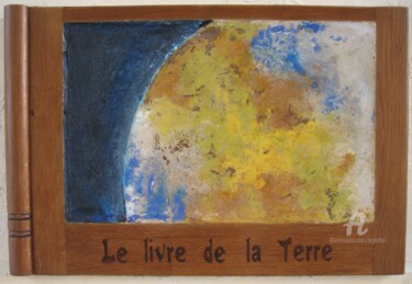 Pintura titulada "Le livre" por Marina Argentini, Obra de arte original, Madera