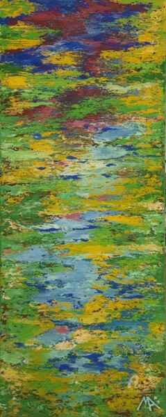 Pittura intitolato "Escapade" da Marina Argentini, Opera d'arte originale, pigmenti