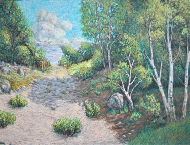 Zeichnungen mit dem Titel "16PA" von Ari Reinikainen, Original-Kunstwerk, Pastell