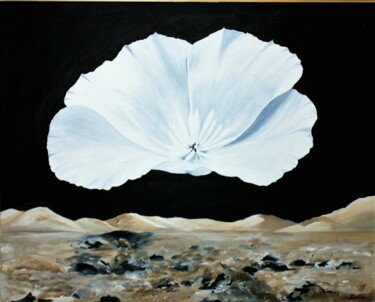 Malerei mit dem Titel "Zerbrechliche Terra" von Aria Artis, Original-Kunstwerk, Acryl