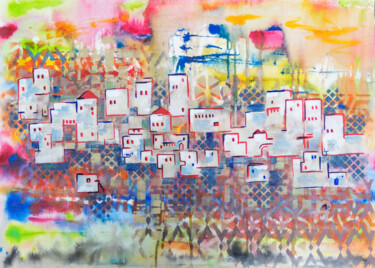 Peinture intitulée "Home and silence 10" par Ariadna De Raadt, Œuvre d'art originale, Acrylique