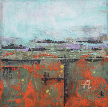 Картина под названием "Shifting Landscape 2" - Ariadna De Raadt, Подлинное произведение искусства, Акрил