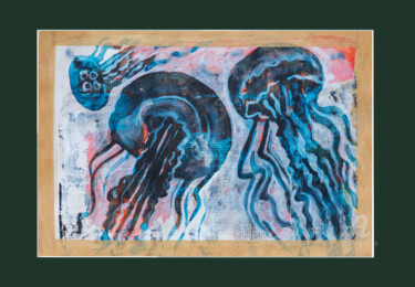 Malerei mit dem Titel "Sea Life - Jellyfis…" von Ariadna De Raadt, Original-Kunstwerk, Acryl