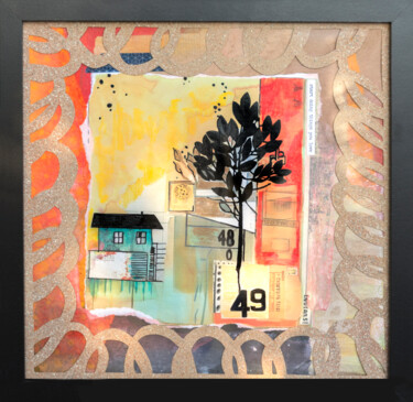 Collages titled "Simple living 1" by Ariadna De Raadt, Original Artwork, Collages