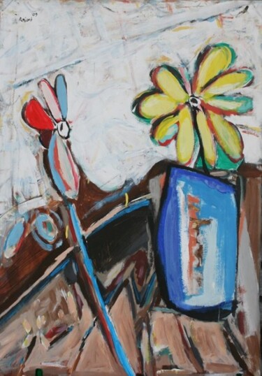 Painting titled "flowers are good" by Ariani, Original Artwork