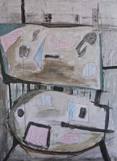 Painting titled "the table" by Ariani, Original Artwork