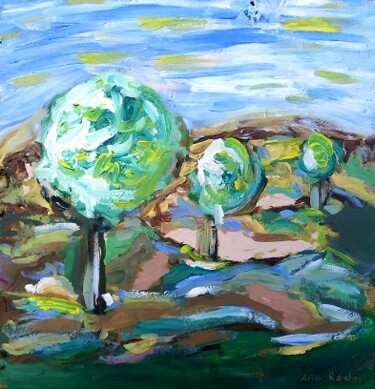 Painting titled "landscape free" by Ariani, Original Artwork