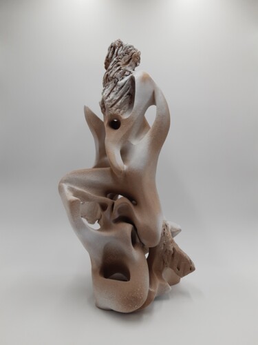 Sculpture intitulée "Hito" par Ariane Crovisier, Œuvre d'art originale, Terre cuite