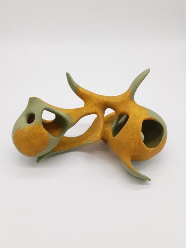 Sculpture intitulée "Minotaure" par Ariane Crovisier, Œuvre d'art originale, Terre cuite